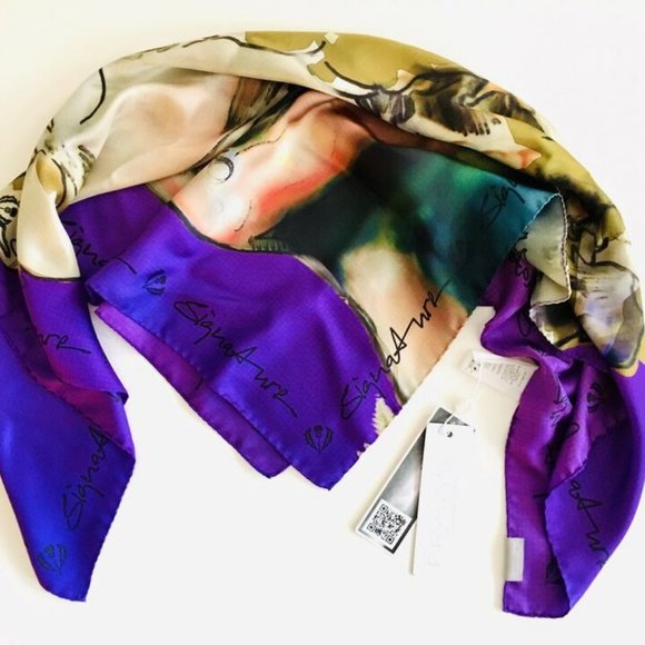 π NWTπFRAAS 100% silk scarf - Picture 2 of 6